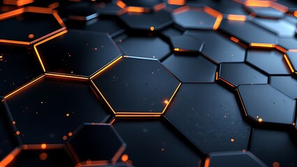 Hexagonal Abstraction: A Vibrant and Colorful Background of Geometric Shapes