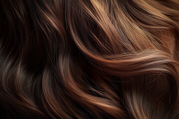 Fototapeta premium woman with muted mocha brown toned hair