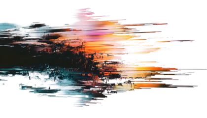 Distorted Digital Glitch Texture