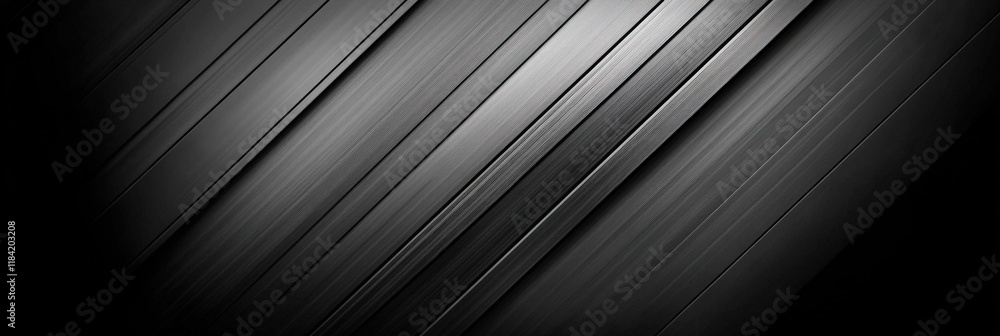 Poster elegant black and gray diagonal lines with subtle gradient and soft shadows for modern design and ba