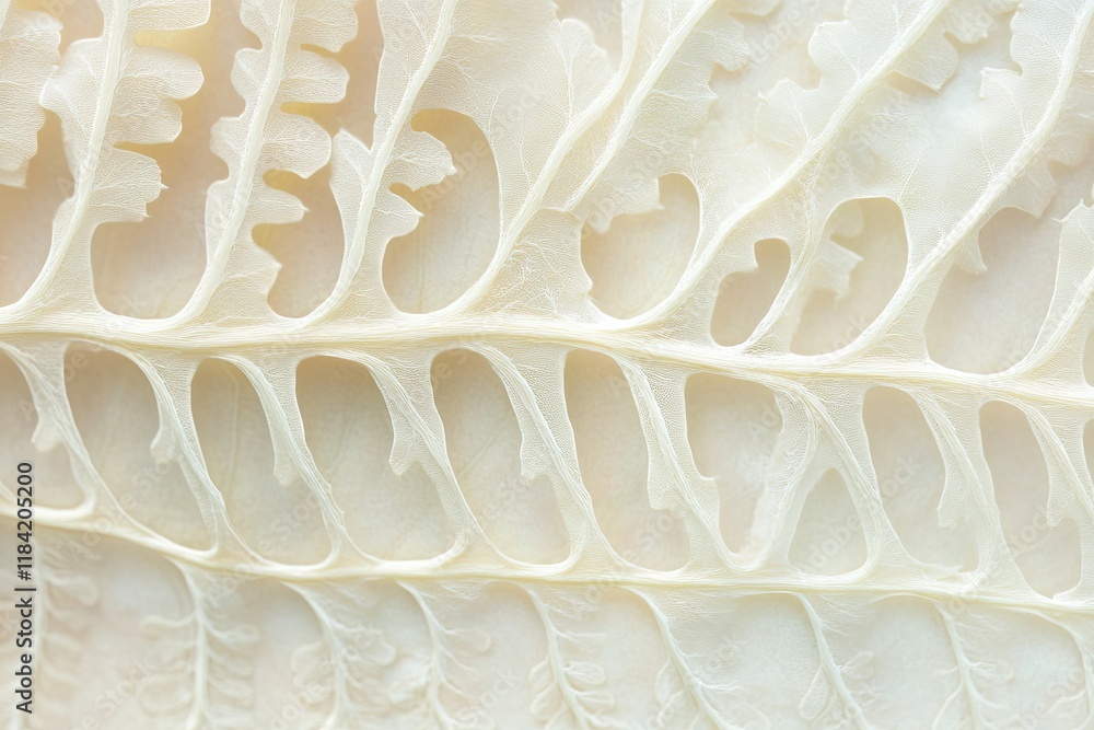 Poster delicate patterns create an intricate design showcasing natural