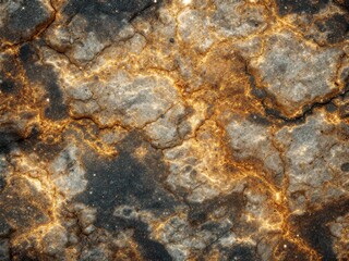 Fiery lava texture with cracks and glowing patterns