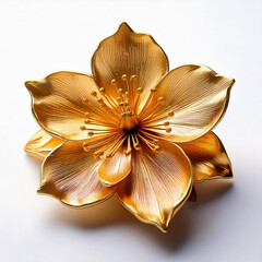 golden cherry blossom (sakura) flower