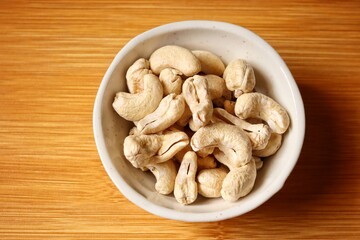 Cashew nut seed snack fruit