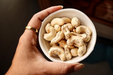 Cashew nut seed snack fruit