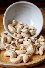 Cashew nut seed snack fruit