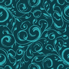 Elegant Swirls: A Decorative Pattern