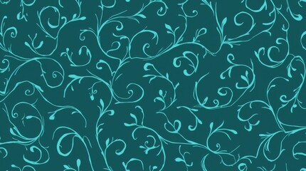Elegant Swirls: A Decorative Pattern