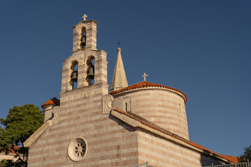 Cathedral of St. John the Baptist in Budva, Montenegro, Balkans