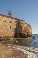 Architecture of the old town of Budva, Montenegro