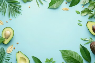 Fresh and Colorful Healthy Food Arrangement