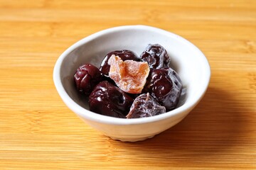Dried plums fruit Chinese dessert