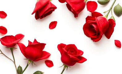 Flower frame isolated on white frame valentines isolated isolated love frame design valentine heart