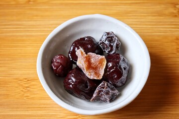 Dried plums fruit Chinese dessert