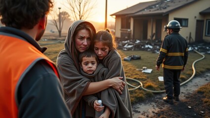 Family in Crisis After Home Fire in Suburban Neighborhood