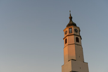 Sahat-kula Clock Tower in Kalemegdan Fortress , Serbia, Belgrade