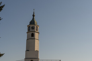 Sahat-kula Clock Tower in Kalemegdan Fortress , Serbia, Belgrade
