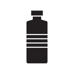 Bottle icon Line Art Logo set