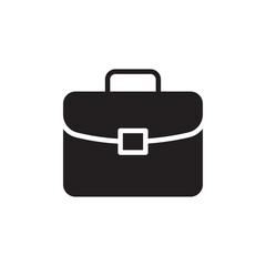 Briefcase icon Line Art Logo set