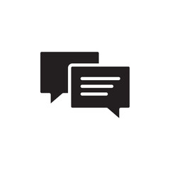 Chat icon Line Art Logo set