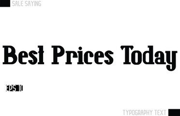 Typography Lettering Sale Design For Advertising Best Prices Today