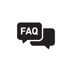 Naklejka premium FAQ icon Line Art Logo set