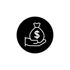 Investment icon Line Art Logo set