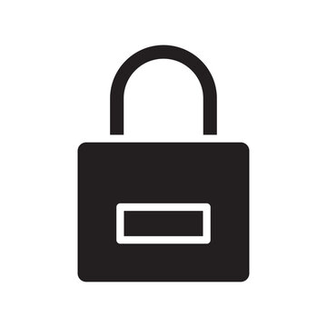 recommend clip art: Lock closed icon Line Art Logo set