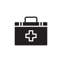 Medical kit icon Line Art Logo set