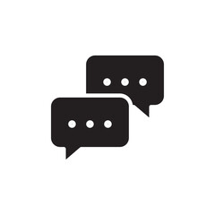 Message icon Line Art Logo set