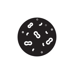 Microorganism icon Line Art Logo set