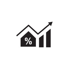 Mortgage icon Line Art Logo set