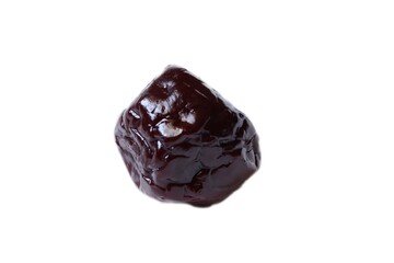 Dried plums fruit on white background Chinese dessert