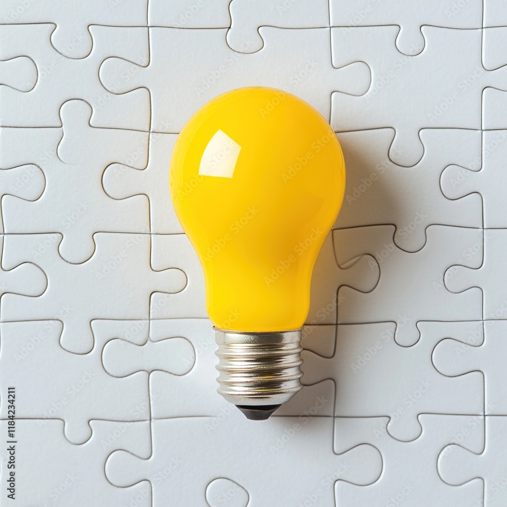 Poster bright ideas: solving puzzles with innovative thinking and creative solutions for complex problems