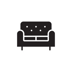 Sofa icon Line Art Logo set