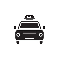 Taxi icon Line Art Logo set