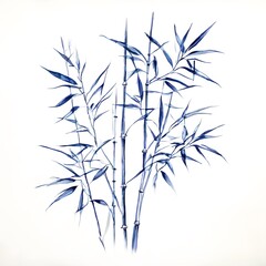 Obraz premium A beautiful green bush tree isolated on a white background