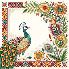 Fototapeta premium peacock feather pattern
