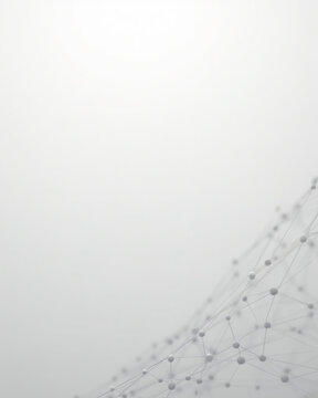 minimal white tech corner design background 