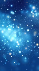 Obraz premium Vibrant blue abstract glitter background with sparkling clusters