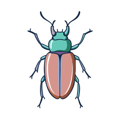 beetle vector icon, animals vector illustration - simple illustration of beetle perfect for logos, and animals-themed designs.