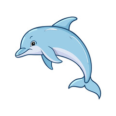 dolphin vector icon, animals vector illustration - simple illustration of dolphin perfect for logos, and animals-themed designs.