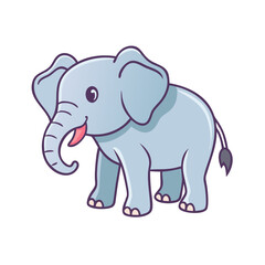 elephant vector icon, animals vector illustration - simple illustration of elephant perfect for logos, and animals-themed designs.