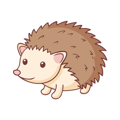 hedgehog vector icon, animals vector illustration - simple illustration of hedgehog perfect for logos, and animals-themed designs.