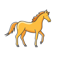 horse vector icon, animals vector illustration - simple illustration of horse perfect for logos, and animals-themed designs.