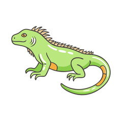 iguana vector icon, animals vector illustration - simple illustration of iguana perfect for logos, and animals-themed designs.
