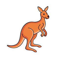 kangaroo vector icon, animals vector illustration - simple illustration of kangaroo perfect for logos, and animals-themed designs.