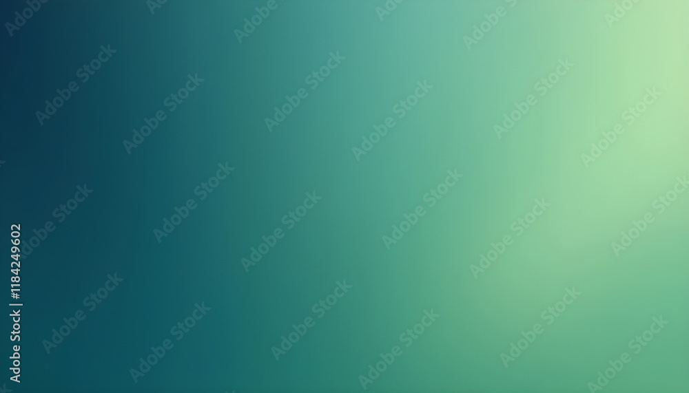 Poster smooth teal-to-green gradient background image