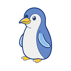 penguin vector icon, animals vector illustration - simple illustration of penguin perfect for logos, and animals-themed designs.