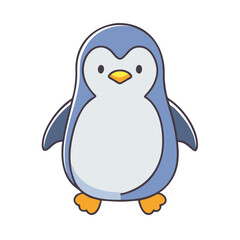penguin vector icon, animals vector illustration - simple illustration of penguin perfect for logos, and animals-themed designs.